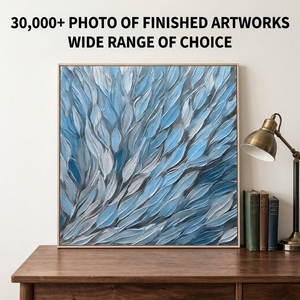 Arte Astratta 3D Dipinta a Mano su Tela per Decorazione di Hotel <span class=keywords><strong>e</strong></span> Progetti di Ospitalità, Arte Murale di Lusso per Interni Commerciali - Product Image 4
