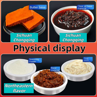 Auténtico Chongqing picante Base caliente comercial mantequilla Maocai picante Malatang condimento salsa de sopa para cocinar bolsa caja