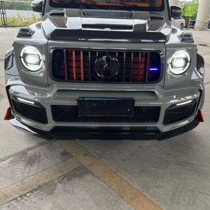 Rejilla de Fibra de Carbono Seca con Luz LED Estilo <span class=keywords><strong>Brabus</strong></span>-Rocket G900 para W464 G500 G63 <span class=keywords><strong>Mercedes</strong></span> G Wagon, Accesorios de Modificación Directo de Fábrica - Product Image 6