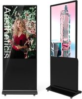 Caiyi Software Personalizado, Señalización Digital LCD, Monitor de Pantalla Táctil 4K, Quiosco Interactivo de 55 Pulgadas, Quiosco Digital Interior con Pantalla Táctil