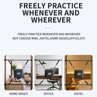 Sac de frappe portable pour portillon, idéal pour la boxe, l'entraînement sportif, le fitness, l'exercice aérobie et la réduction du stress, avec impression de logo personnalisée