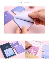 100 feuilles taille 60*90mm mémo bloc-notes bloc-notes détachable bloc-notes papeterie minimaliste