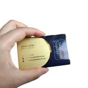 Carte de visite en métal NFC NTAG213 blanche à prix abordable - Product Image 3