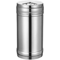 Distributeur d'épices en acier inoxydable épaissi avec couvercle rotatif réglable et trous, pour sel, poivre et assaisonnements, multi-tailles, pour cuisine et barbecue