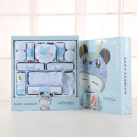 Nouveautés 2021 - Coffret cadeau de vêtements pour bébé en coton - Ensemble complet de vêtements pour bébé - Vêtements pour bébé de 0 à 1 an - Printemps, automne et hiver