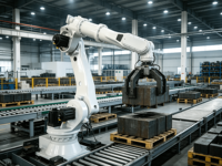 Bras de robot industriel 6 axes, capacité de 180 kg, portée de 3,2 m, robot robuste, CE ISO OEM personnalisé pour le chargement et le déchargement