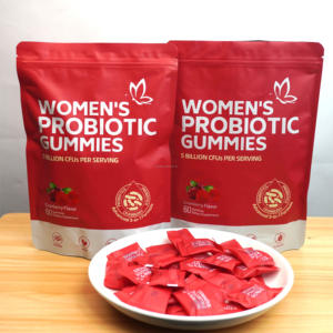 Gummies Probiotiques pour Femmes OEM Saveur Canneberge Compléments Alimentaires Personnalisés Sans Sucre Vegan Sans Gluten - Product Image 1