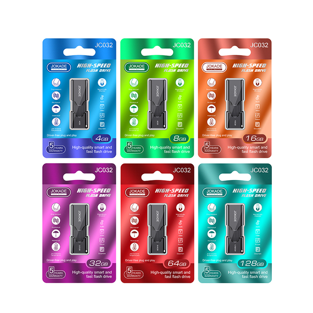 KAKUSIGA USB 2.0 Flash Drive 4-128GB, High-Speed Data Transfer, Portable Memory Stick for PC Laptop TV, Plug & Play