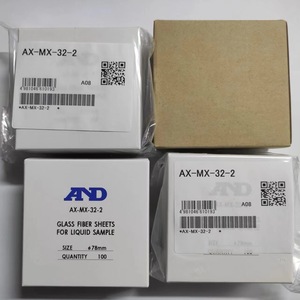 Y láminas de fibra de vidrio Ax-Mx-32-2 de 78 mm para muestras líquidas, 100 unidades - Product Image 1