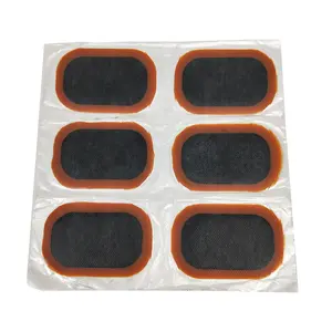 Factory Supply Customized Hot Vulcanizing Automotive Car Patches Kit Rubber Tire Repair Patch Plug