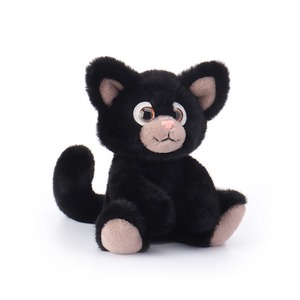 Simulazione morbida personalizzabile all'ingrosso carino e malizioso gatto nero giocattoli di peluche animali regali di compleanno per bambini - Product Image 5