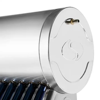 Système de collecteur solaire à usage domestique, mini collecteur solaire à tube sous vide chauffe-eau solaire en acier inoxydable
