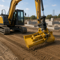 Fabricant de godets de mini-excavatrice PC55 à angle d'inclinaison personnalisé, avec motif de boulons de bord, directement de l'usine