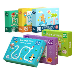 Livre d'écriture pour enfants, carnet d'apprentissage pour l'écriture, des dessins, éducation préscolaire, amusant, avec stylo effaçable, pour entraînement - Product Image 1