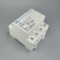 Relais de protection automatique contre les surtensions et les sous-tensions, 60A 380V~, triphasé, quatre fils, rail DIN, récupération automatique, réconnexion