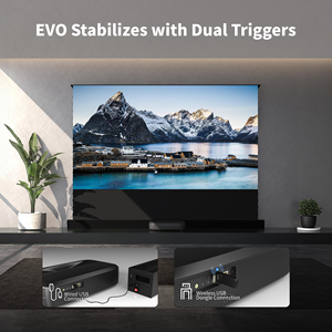 Pantalla Elevadora de Piso Wupro LeApex PET Crystal CBSP 2026, Nueva, 8K UHD 3D Mejorada, Motorizada, LeApex EVO-CBSP-Mixed CBSP para Techo - Product Image 3