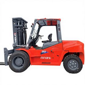 Montacargas Manual Hellie de 8 Toneladas, Operador Diésel, Montado en Camión, con Neumáticos de Cabina, Montacargas de Combustión Interna - Product Image 1