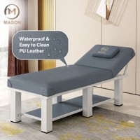 Verstellbare Klappbare Metall-Therapieliege mit Integrierter Kopfstütze für Massage & Schönheitssalons und Wohnzimmer