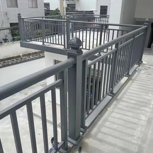 Hiện đại 6 chân đen Nhôm hàng rào bài cap 100x100 4x4 đúc cho khu vườn trang trí trellis cổng kim loại vườn hàng rào phần cứng - Product Image 2