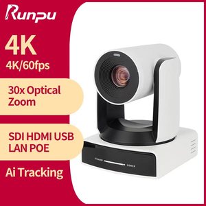 Cámara de Fútbol Runpu VX630AL Premium con IA, 4K 60FPS 30X SDI, Cámara <span class=keywords><strong>para</strong></span> Sala de Conferencias, <span class=keywords><strong>OBS</strong></span> VMix, Seguimiento por IA, Cámara PTZ <span class=keywords><strong>para</strong></span> Transmisión en Vivo en <span class=keywords><strong>YouTube</strong></span> - Product Image 2