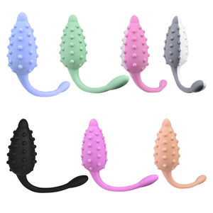 CityFun Steel Toothed Wolf Girly Farbe Flüssiges Silikon Vibrator Mastur bator Springen Ei Adult Sexspielzeug - Product Image 1