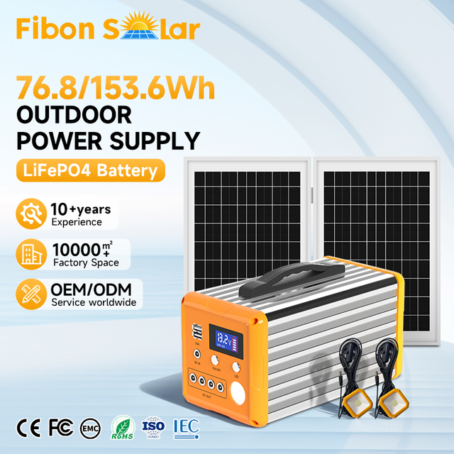 Portable Solar Off Grid Power Generator Portable Solar Power Station Mobile Power Station With Solar Panels