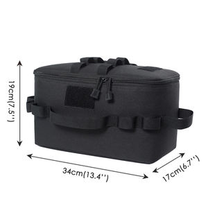 Custom Large Capacity Portable Waterproof Outdoor Camping Ground Tool <b>Bag</b> <b>with</b> Zipper Organizer Convenient Storage <b>Bag</b> - Product Image 2