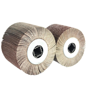 <span class=keywords><strong>Brosse</strong></span> <span class=keywords><strong>à</strong></span> tambour <span class=keywords><strong>à</strong></span> lamelles pour abrasifs de polissage pour machines de finition linéaires pour ébavurage et finition 120*100*19 - Product Image 5