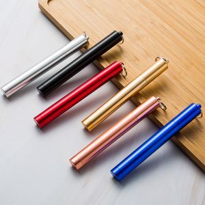 Portable Stainless Steel Luxury Style Camping and Travel Collapsible Metal <b>Straw</b> With Case <b>for</b> <b>Drinking</b> - Product Image 2