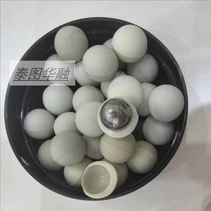 Bolas de acero recubiertas de goma personalizadas de 17mm y 17,3mm, bolas de rodamiento recubiertas de goma de 10,8mm y 12,5mm en stock