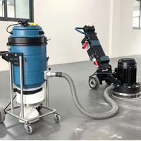 Vente directe usine 2026 – Ponceuse de sol type 300 220V/380V, équipée d'un aspirateur pour la rénovation des sols en béton