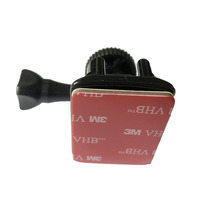 Vente directe d'usine, support de caméra pour casque de sécurité rotatif à 360 degrés, adhésif, pour casque de moto, Go Pro, CE RoHs