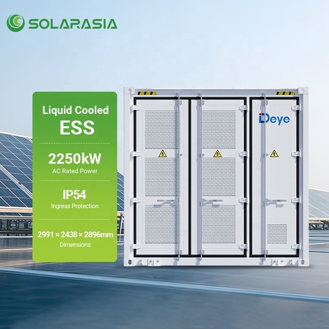 Deye 2250kW High Voltage ESS Power Conversion System PCS Container IP54 Liquid Cooled ESS for Utility Energy Storage