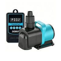 Moteur sans balais Songbao amphibie à fréquence variable, entièrement en cuivre, ultra-silencieux, 10 vitesses réglables, double usage pour aquarium et bassin