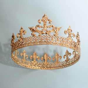 Men's Metal <strong>Crown</strong> Prom Party Costume Hair Ornament Round <strong>Crown</strong> <strong>King</strong> Prince Full Round Men's Pageant <strong>Crown</strong> - Product Image 4