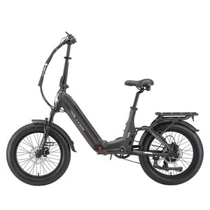 Vélo électrique pliable TTGO, pneus larges de 20 pouces, moteur arrière de 250 W, batterie au lithium 48 V 15 Ah, 7 vitesses, vélo électrique à cadre basse - Product Image 3