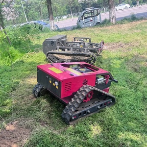 Free Shipping Zero Turn Remote Lawn Mower Industrial RC Petrol <b>Gasoline</b> Grass Cutter Machine YH-800 Remote Control Flail Mower Y - Product Image 6