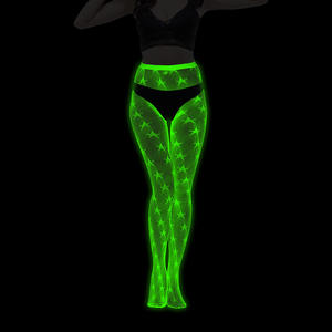 उच्च कमर रात-चमक फिशनेट सफेद स्टॉक - Product Image 5