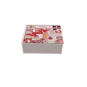 Luxury Shaped Rigid Cardboard Foldable Gift Box Custom Print Paper Clamshell Magnetic Gift Box