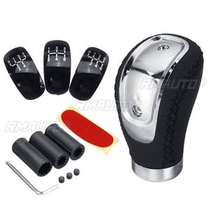 Poignée de levier de vitesse universelle en cuir PU 5/6 vitesses pour voiture manuelle - Product Image 4