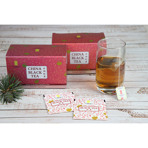 En gros et au détail très arôme Chine Keemun thé <span class=keywords><strong>noir</strong></span> bio sacs 25 sacs/boîte - Product Image 4