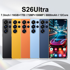 热门 S26 Ultra 5G 智能手机原装 Android <span class=keywords><strong>15</strong></span> 108MP 高清美颜相机 16GB+1TB 7.3英寸无锁版十核蜂窝网络 CDMA - Product Image 2
