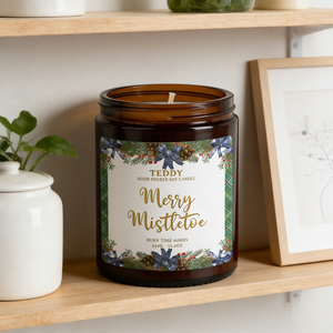 TEDDY Custom Textured Candle <strong>Labels</strong> Adhesive Sticker Vinyl Waterproof Gold Foil Candle Jar <strong>Packaging</strong> <strong>Labels</strong> - Product Image 3