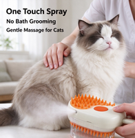 Peigne massant multifonctionnel pour animaux de compagnie, doux pour la peau, confortable, vente en gros d'usine, pour le toilettage des animaux