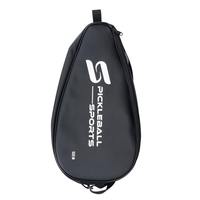 Sac de raquette de pickleball en cuir PU de qualité supérieure, imperméable, rembourré, pour une ou deux raquettes, avec logo personnalisé pour les joueurs professionnels