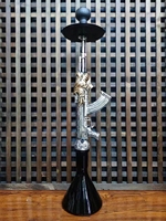 Usine Nouveau Pistolet Shisha ensemble Narguilé Haute Qualité résine Shisha Grande Taille pistolet Narguilé ensemble résine AK 47 Narguilé Kit ensemble