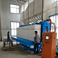 Machine de moulage de blocs EPS de type refroidissement par vide à commande PLC automatique haute capacité GUIJU pour la construction de panneaux sandwich EPS