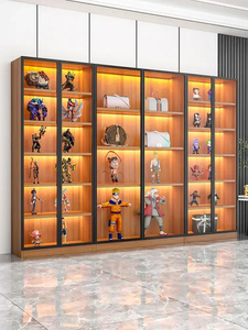 Vitrine Commerciale Sectionnelle Moderne de Luxe avec Éclairage LED, en Verre Trempé, Construction Métallique Étanche et Antirouille - Product Image 6
