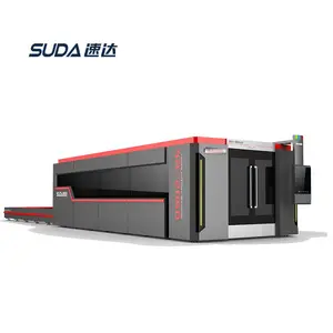 Máquina de corte a laser de fibra de chapa metálica totalmente fechada padrão CE 1530 CNC oem 1kw 2kw 3kw 4KW 6KW 8KW com mesa de troca