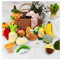 Porte-clés en peluche série Légumes et Fruits Mignons, figurines miniatures de jeu de machine à griffes de ville, pendentif pour sac cadeau
